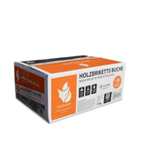 Heizfuxx Nestro Hartholz M Briketts – 972 kg Palette (81 x 12 kg Kartons) – Premium-Holzbriketts für Kamin & Ofen