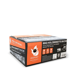 Heizfuxx BBQ-Buchenholzbriketts – 972 kg Palette (54 x 18 kg) – Premium Buchenbriketts für Grill & Feuerstellen