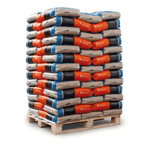 Heizfuxx Holzpellets Blue – Palette 975 kg (65 × 15 kg)