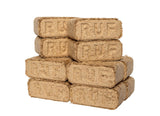 RUF Holzbriketts Hartholz Buche ohne Zugloch 960 kg Palette